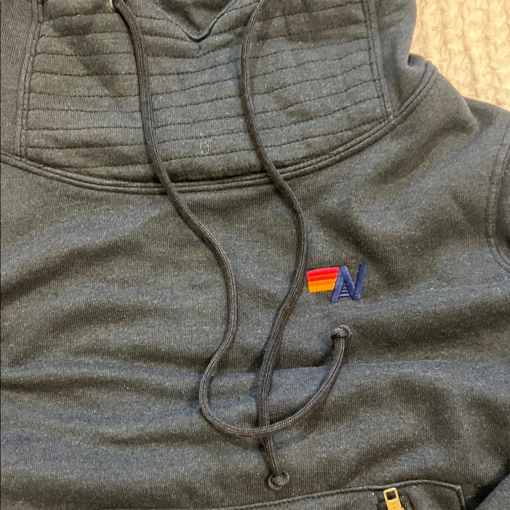 Aviator Nation Black Ninja Hoodie Small EUC - Picture 2 of 2